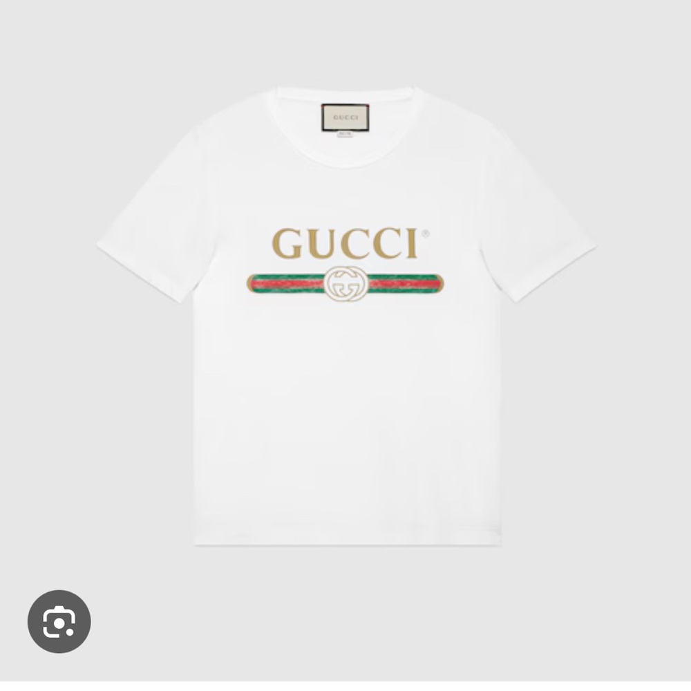 Gucci White Logo T-Shirt